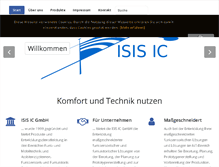 Tablet Screenshot of isis-ic.com